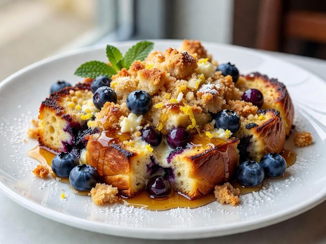 Blueberry French Toast Bake