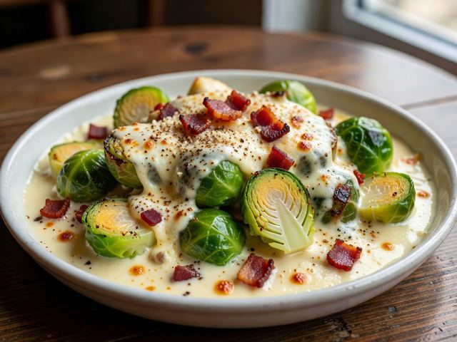 Brussels Sprouts Gratin