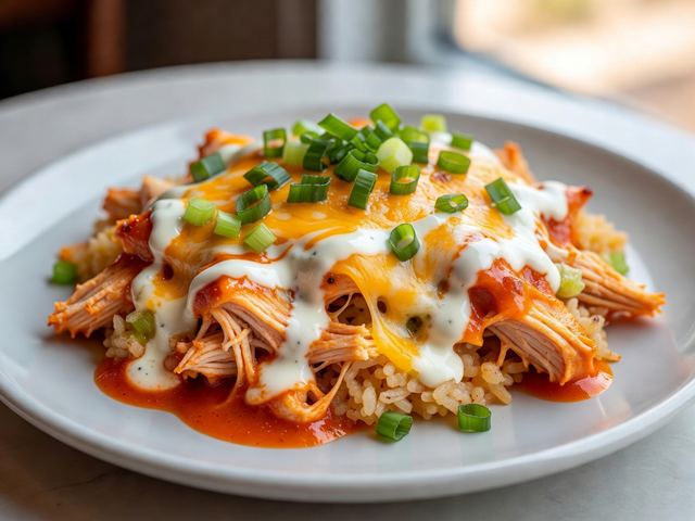 Buffalo Chicken Casserole