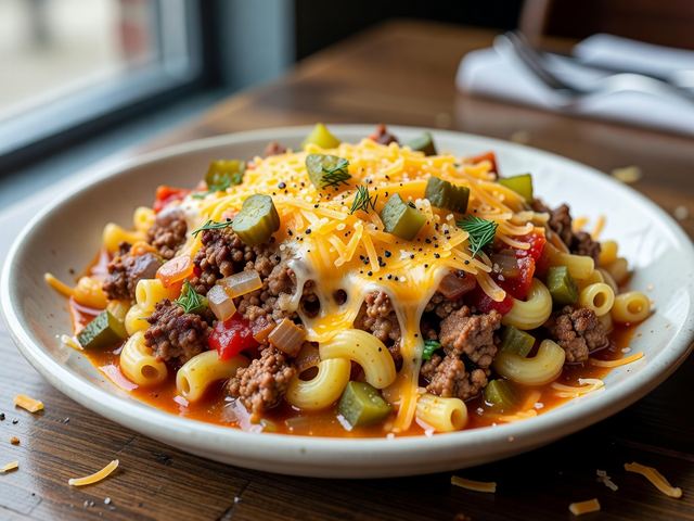 Cheeseburger Casserole