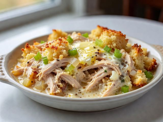 Chicken and Dressing Casserole