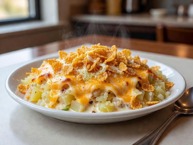 Funeral Potatoes (Cheesy Potato Casserole)
