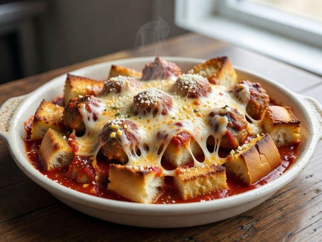 Meatball Sub Casserole