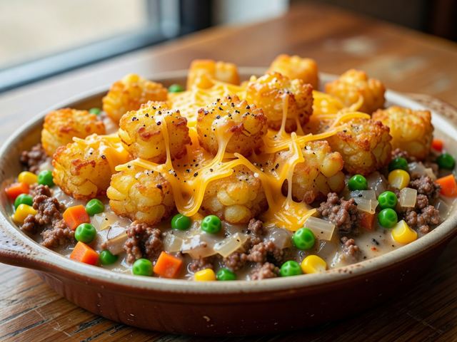 Minnesota Tater Tot Hotdish