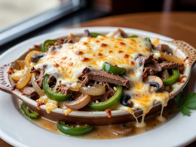 Philly Cheesesteak Casserole