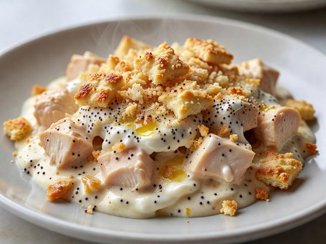 Poppy Seed Chicken Casserole