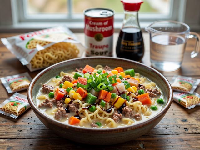 Ramen Noodle Hotdish