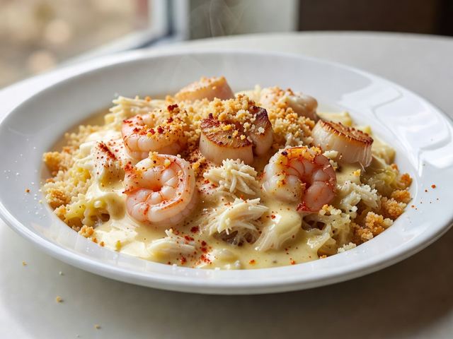 Seafood Newburg Casserole