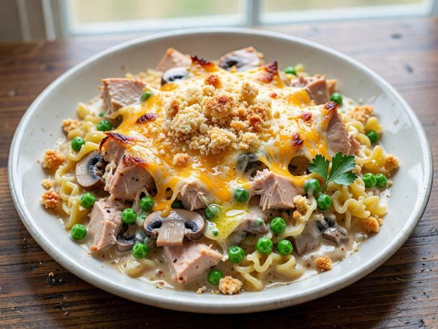 Turkey Tetrazzini Casserole