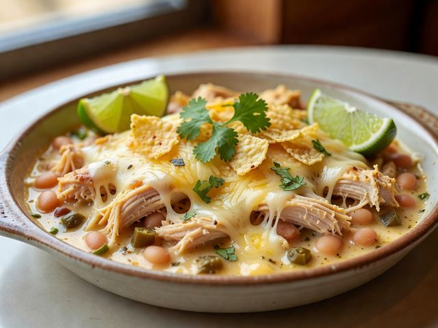 White Chicken Chili Casserole