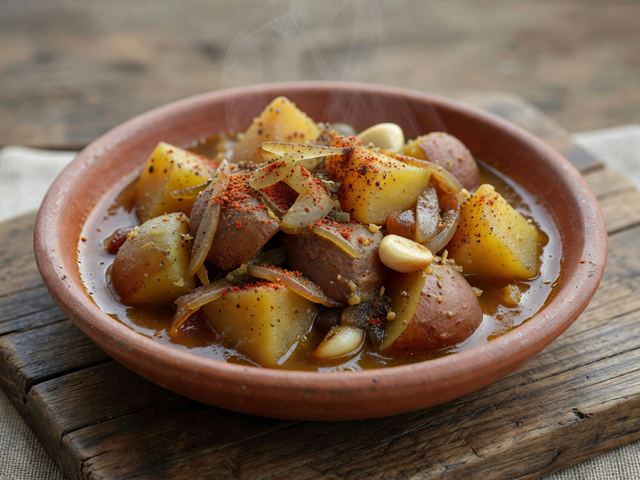 Hearty Rehydrated-Style Potato and Aji Stew