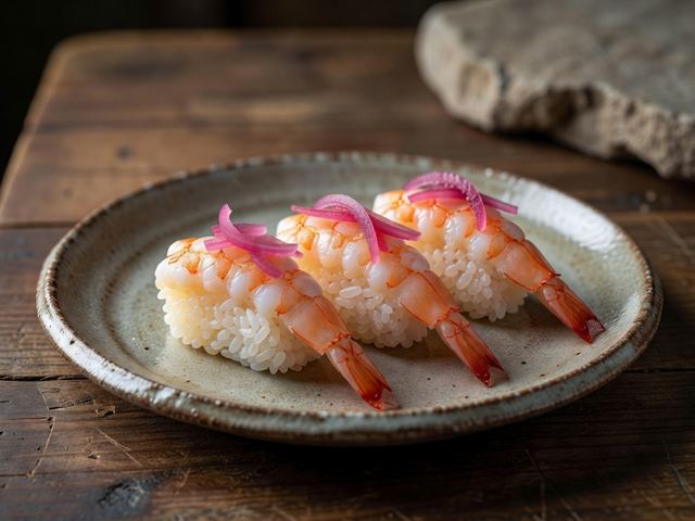 Home Nigiri Board with Quick-Pickled Onion