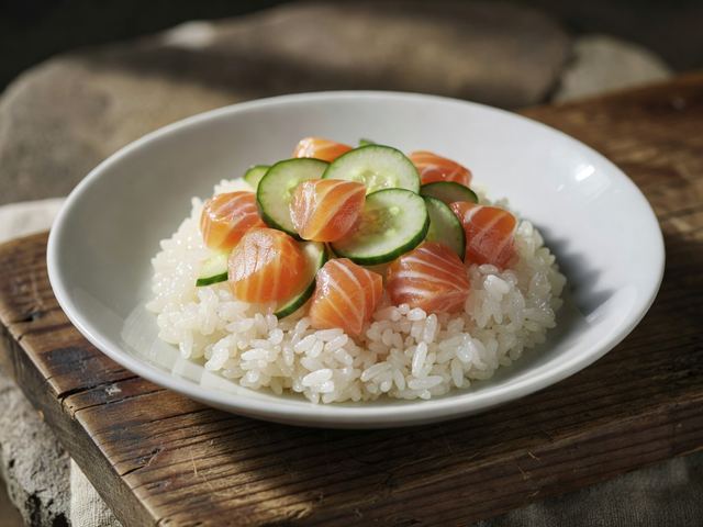 Weeknight Chirashi Bowl with Cucumber