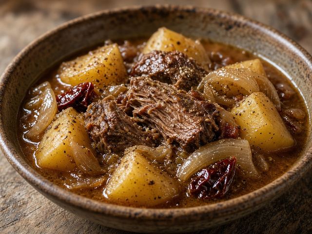 Dutch-Oven Chuck Stew with Potatoes