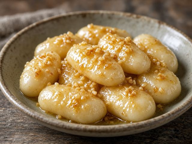 Honey-Butter Sweet Rice Cakes