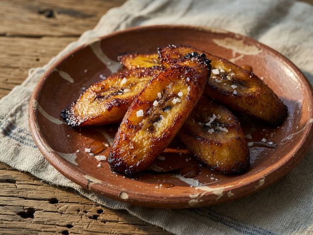 Caramelized Plantains with a Pinch of Sea Salt