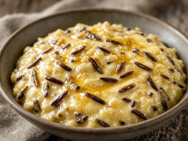 Honeyed Wild-Rice Pudding