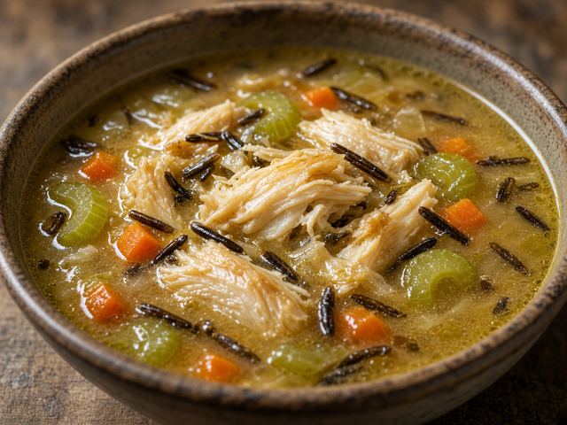 Smoked Whitefish and Wild-Rice Soup