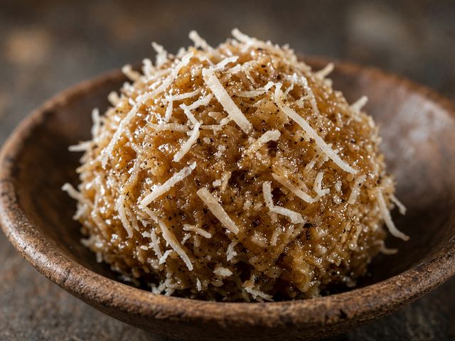 Cardamom Jaggery Coconut Laddu