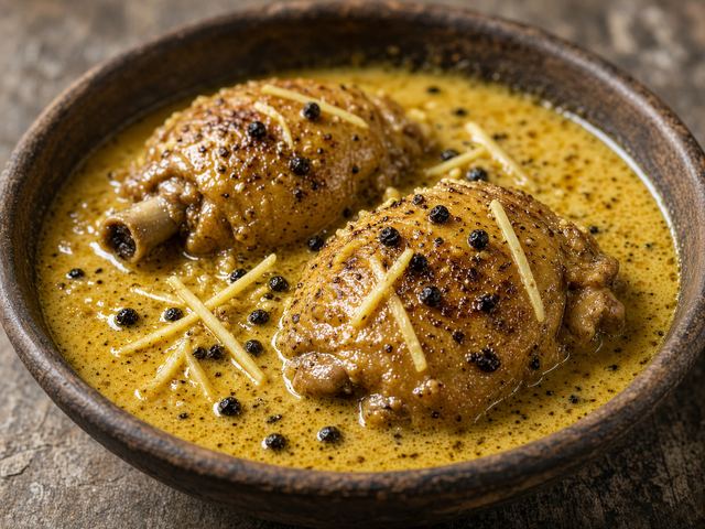 Coconut-Milk Pepper Chicken Stew