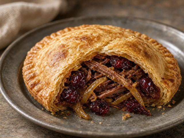 Smoky Beef and Cranberry Hand Pies