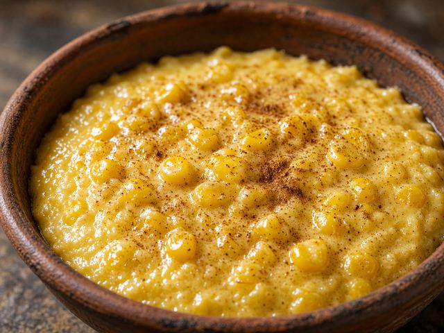 Honey-Cinnamon Sweet Corn Pudding