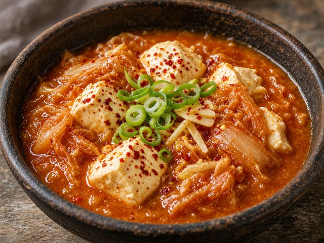 Soft Tofu and Aged-Kimchi Stew