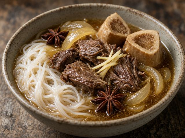 Quick Star-Anise Beef Noodle Bowls