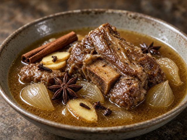 Slow-Simmered Short Ribs in Pho Spices