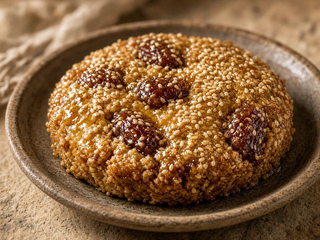 Sesame Date Cakes