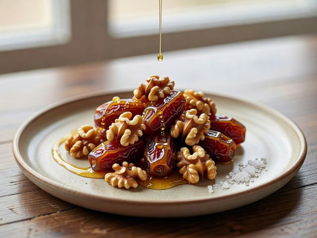Honeyed Dates with Walnuts