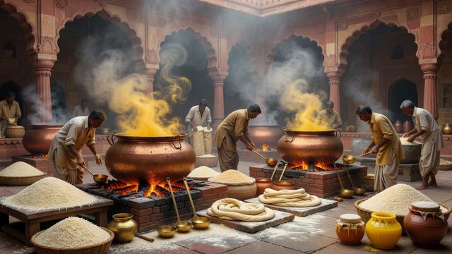 Saffron Smoke at Fatehpur