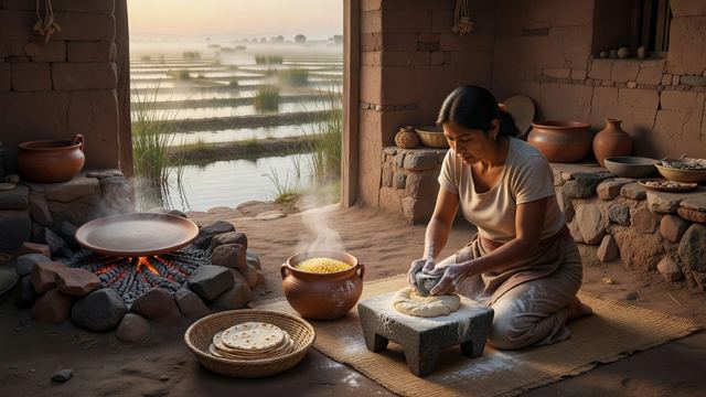 Ash-Water on the Metate