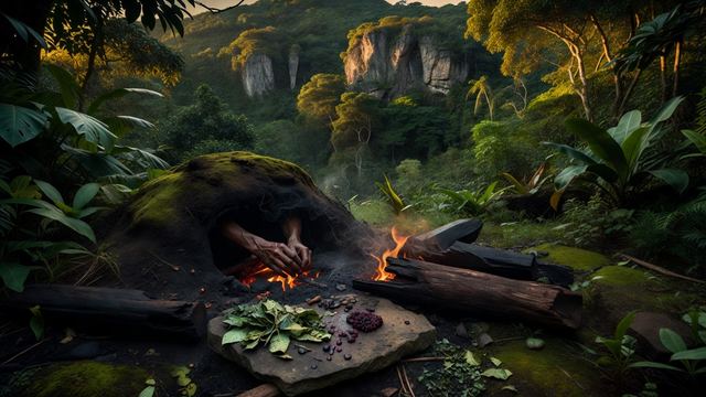 Smoke Under Pimento Leaves