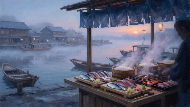 Vinegar Rice at the Wharf