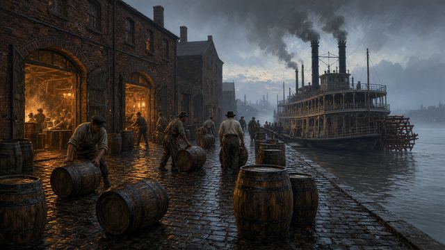 Hogs at the Public Landing