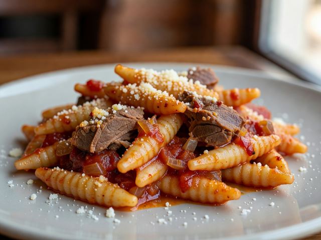 Cavatelli Molisani al Sugo di Agnello