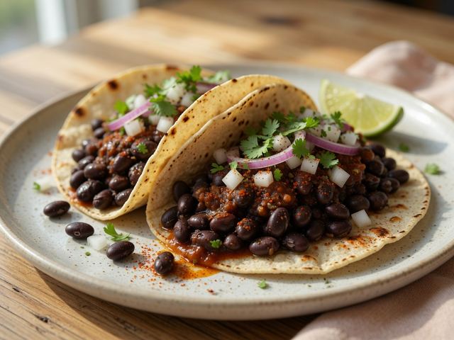 Smoky Black Bean Tacos