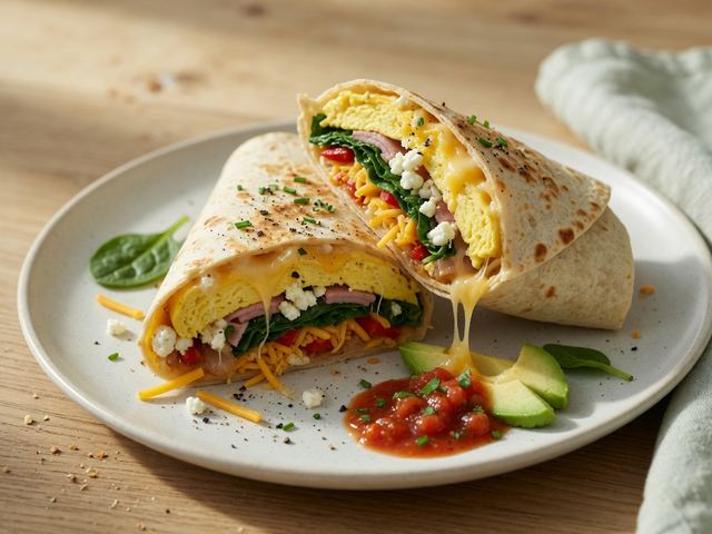 Omelette Wrap Lunch