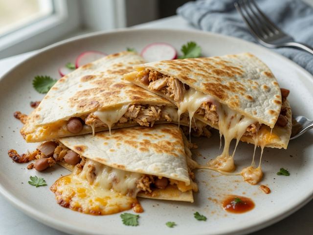 Melty Leftover Quesadillas