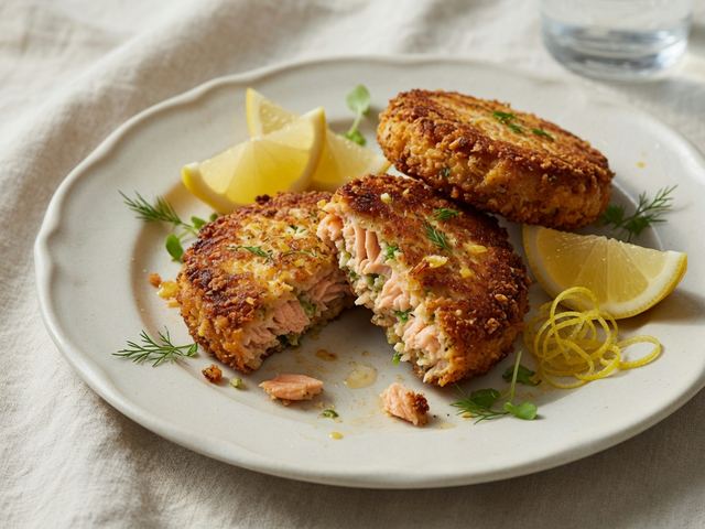 Crispy Salmon Cakes