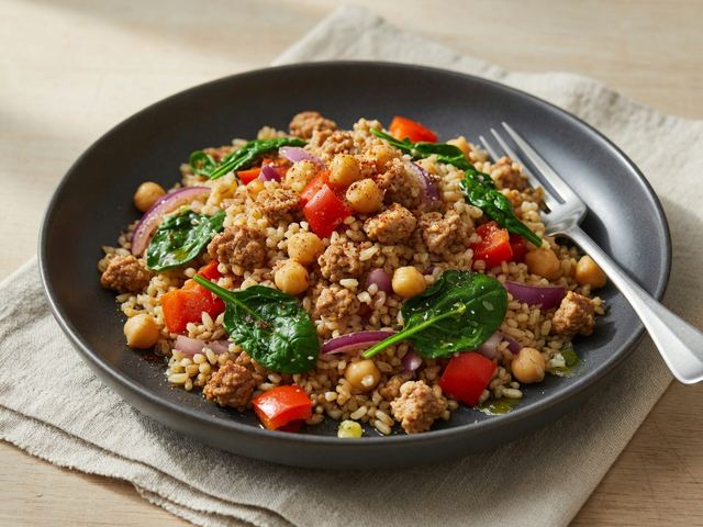 One-Pot Turkey & Rice Skillet