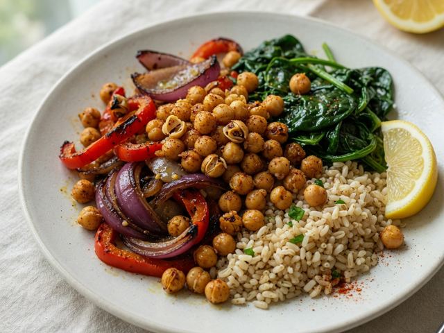 Chickpea & Veggie Sheet-Pan Bowl