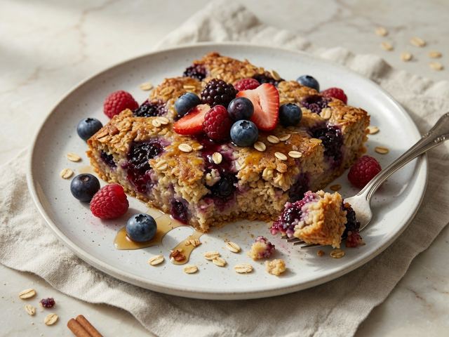 Sheet-Pan Berry Oat Bake