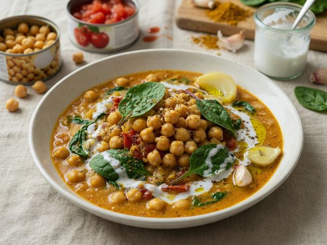 One-Pot Chickpea Curry Bowl