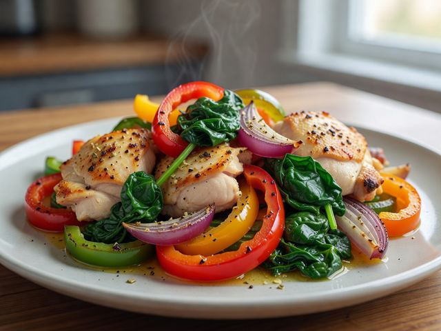 Sheet Pan Lemon Herb Chicken & Veggies