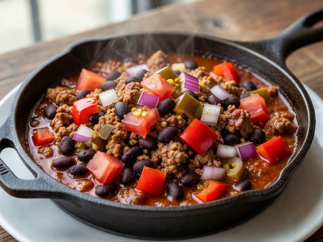 Beef & Bean Chili Skillet
