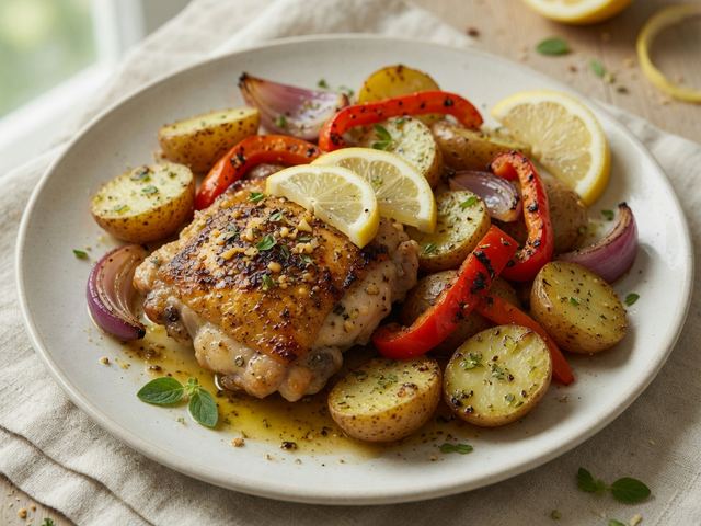 One-Pan Lemon Herb Chicken & Potatoes