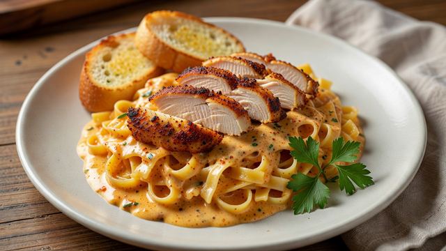 Creamy Cajun Chicken Pasta