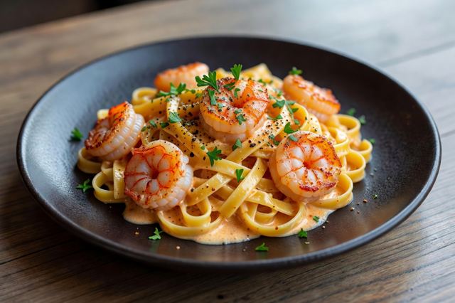 Creamy Cajun Shrimp Pasta